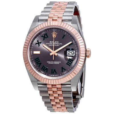 Rolex Datejust 41 126331GYRJ, Mens Stainless Steel and Gold Slate Dial Watch M126331-0016 (arb5714)
