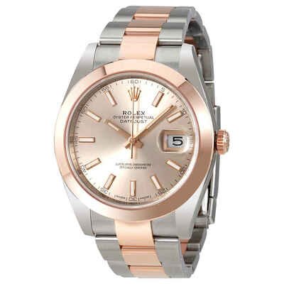 Datejust 41 Sundust Dial, Steel & Rose Gold Bracelet - Ref. 126301SNSO Rolex M126301-0009 (arb3642)