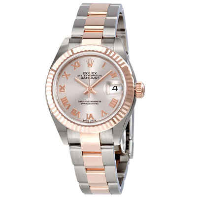 Rolex Lady Datejust 279171SNRO Sundust Dial Steel Oyster Bracelet with Everose Gold Center Links (arb7367)