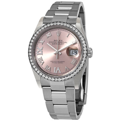 Rolex Datejust 36 Pink Diamond Dial Automatic Unisex Oyster Watch Ref: 126284PRDO (pink, arb7547)