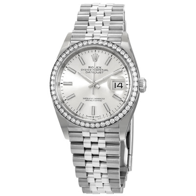 Rolex Datejust 36 Silver Dial Automatic Unisex Jubilee Watch Model: 126284SSJ (arb7549)