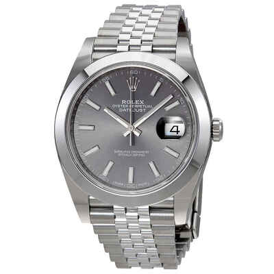 Rolex Oyster Perpetual Datejust 126300rsj Mens Automatic Rhodium Dial with Jubilee Bracelet (arb3626)