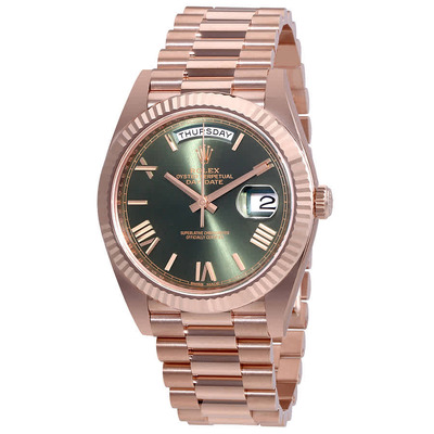 Rolex Day Date Automatic Mens Watch - Item: 228235GNSRP M228235-0025 (arb4217)