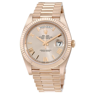 Rolex Day-Date 40 'Sundust Dial' in 18K Everose Gold - Ref. 228235SNRP (arb4219)