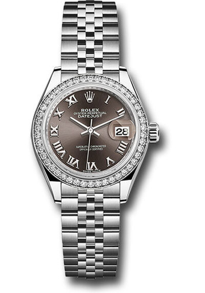 Rolex Lady Datejust Grey Dial Stainless Steel Ladies Jubilee Watch 279384gyrj (arb7859)