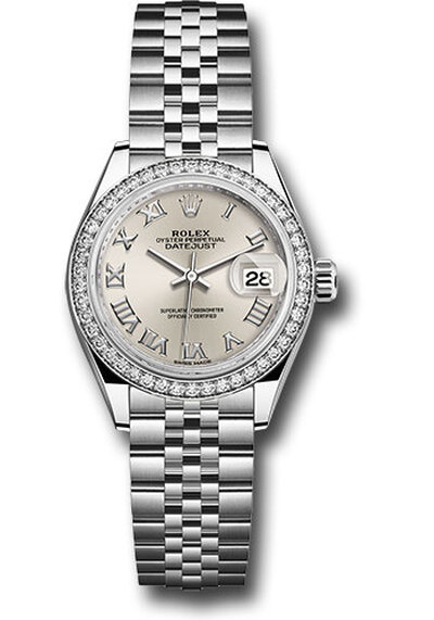 Rolex Lady Datejust 279384SRJ - Silver Dial Automatic Ladies Jubilee Watch (arb7873)