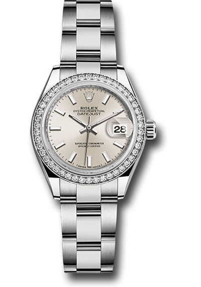 Rolex Lady Datejust Automatic Silver Dial Ladies Oyster Watch Ref. 279384SSO (arb7876)