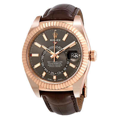 Rolex Sky-Dweller Dark Rhodium Dial Automatic Mens Watch Ref. 326135rsl (arb7879)