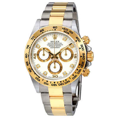 Rolex Oyster Perpetelling Cosmograph Daytona White Diamond Dial 40mm Ladies Watch 116503WDO (arb5679)