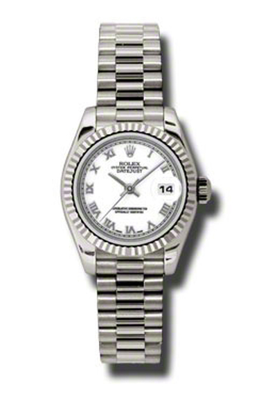 Rolex Lady Datejust 179179wrp Pre-owned (arb13400)