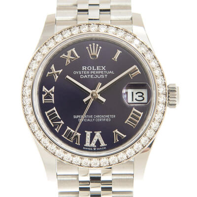 Rolex Datejust 31 Automatic Diamond Ladies Watch Ref: 278384OBRDJ (arb7038)