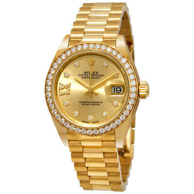 Rolex Lady Datejust President Yellow Gold Dial 279138CRDP M279138RBR-0006 (beige, arb7051)