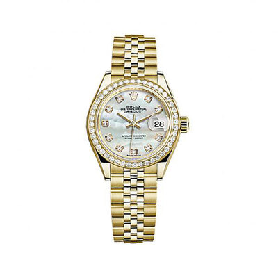 Rolex Lady-Datejust Watch Model 279138MDJ Mother Of Pearl Dial Yellow Gold Jubilee (arb7065)