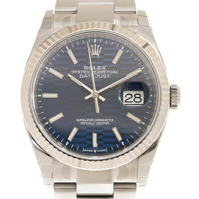 Rolex Datejust 36 Motif Dial Watch with Article 126234blfso (blue, arb7504)