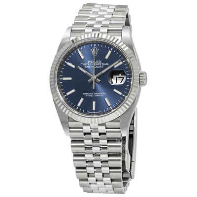 126234BLSJ Rolex Datejust 36 Blue Dial Ladies Automatic Jubilee Watch 126234-0017 (blue, arb7507)