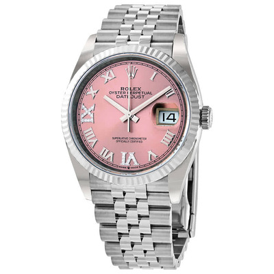 Rolex Datejust 36 Automatic Pink Diamond Dial Ladies Jubilee Watch Ref. 126234PRDJ (arb7517)
