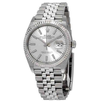 Rolex Datejust 36 Automatic Silver Dial Ladies Jubilee Watch Reference 126234SRDJ 126234SSJ (arb7521)