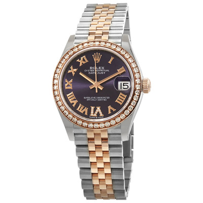 Rolex Datejust 31 'Ladies Jubilee Watch' With Aubergine Dial 278381AURDJ (arb7316)