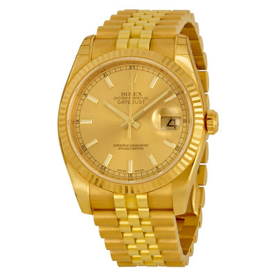 Rolex Oyster Perpetual Datejust 36 Champagne Dial, Ref. 116238CSJ (beige, arb5666)