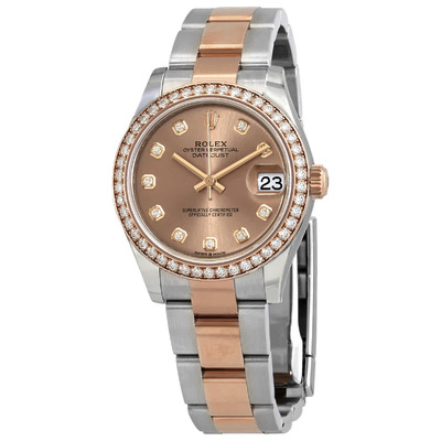 Rolex Datejust 31 Rose Diamond Dial Automatic Ladies Watch Model: 278381pdo (arb7328)