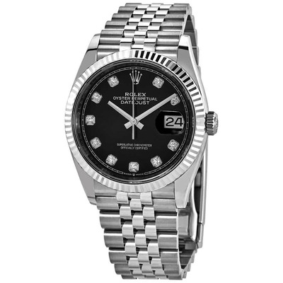 Rolex Datejust 36 Black Diamond Dial Automatic Ladies Watch Ref. 126234BKDJ (black, arb7497)