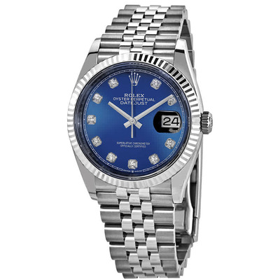 Rolex Datejust 36 Diamond Blue Dial Ladies Watch, Ref. 126234BLDJ (blue, arb7501)