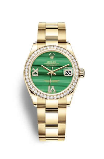 Rolex Datejust 31mm Yellow Gold Diamond Dial Ladies Watch 278288MLRDO (arb4594)
