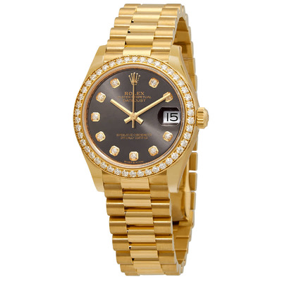 Rolex Oyster Perpetual Datejust 31 Automatic Chronometer Diamond Ladies Watch Model: 278288RDP (arb4599)
