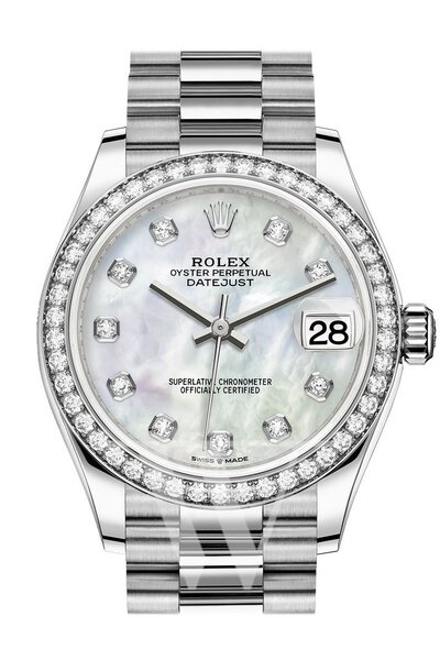 Rolex Datejust 31 Mother of Pearl Diamond Dial Ladies 278289MDP (arb4606)