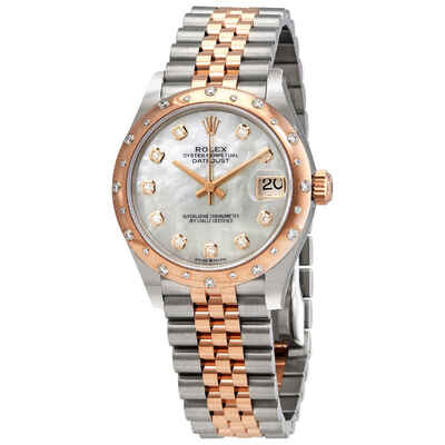 Rolex Datejust Ladies Watch, Model 278341MDJ - Stainless Steel Case with Pink Gold Bracelet (arb4617)