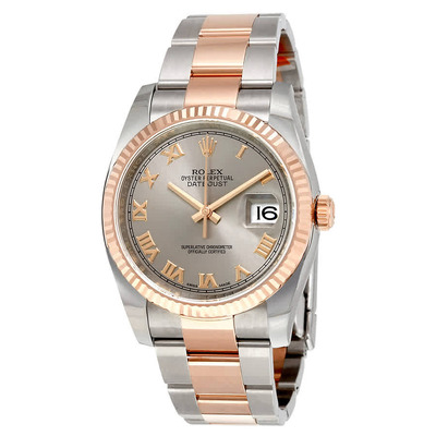 Rolex Oyster Perpetual Datejust '41', 36mm, Stainless Steel & Rose Gold Bracelet, Rhodium Dial 116231RRO (arb5651)