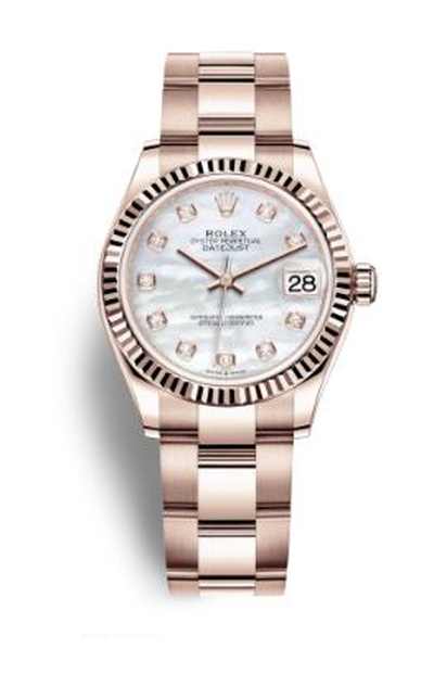 Rolex Datejust 31 Mother of Pearl Diamond Dial Ladies' Watch, Ref. 278275MDO (arb7819)