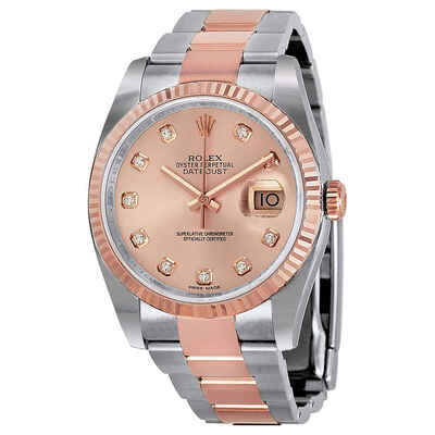 Rolex Oyster Perpetual Datejust 36 Pink Dial - Ref. 116231PDO (blue, arb5642)