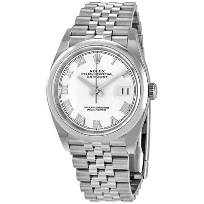 Rolex Datejust 126200WRJ White Dial Mens Watch (arb6555)