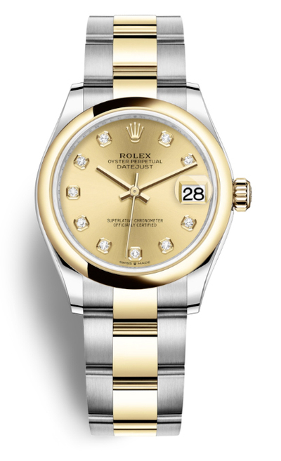 Rolex Datejust 31 Automatic Diamond Dial Ladies Watch 278243CDO (beige, arb7792)
