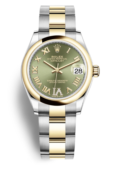 Rolex Datejust 31, Olive Green Dial Ladies Oyster Watch 278243GNRDO (arb7798)