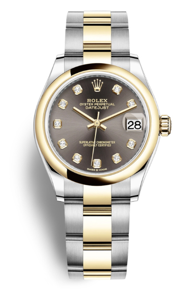 Rolex Datejust 31mm Diamond Dial Yellow Gold Ref.278243GYDO (arb5875)