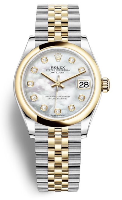 Rolex Datejust 31 Mother of Pearl Diamond Dial Ladies Watch 278243 MDJ 278243MDJ (arb5878)