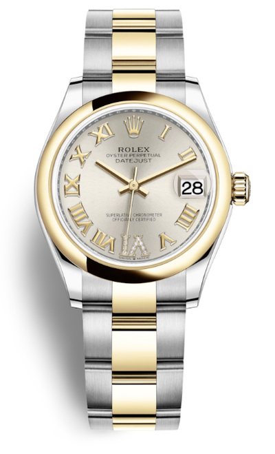 Rolex Datejust 31 Automatic Diamond Silver Dial Ladies Watch Ref:278243SRDO (arb5883)