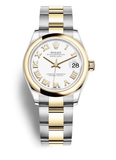 Rolex Datejust 31 White Dial Ladies Steel and Yellow Gold Jubilee Watch Model: 278243CDO 278243WRO (arb5885)