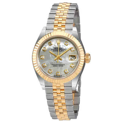 Rolex Lady Datejust 279173MDJ Mother of Pearl Diamond Steel and 18K Yellow Gold Jubilee Watch (arb7073)