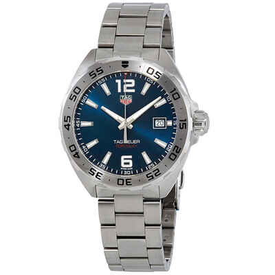 Tag Heuer Formula 1 Blue Dial Stainless Steel Mens Watch WAZ1118.BA0875 (blue, arb8044)