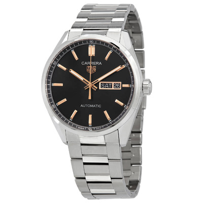 Tag Heuer Carrera Automatic Mens Black Dial Watch WBN2013-BA0640 WBN2013.BA0640 (black, arb8065)
