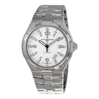 Pre-owned Vacheron Constantin Overseas Silver Dial Men's Watch 47040B01A-9093 (arb14216)