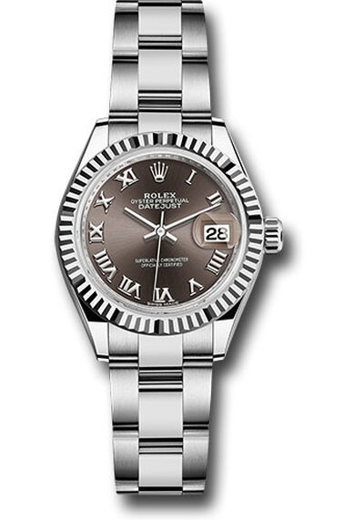 Rolex Lady Datejust 279174GYRO Grey Dial Oyster Automatic Ladies Watch (arb7087)