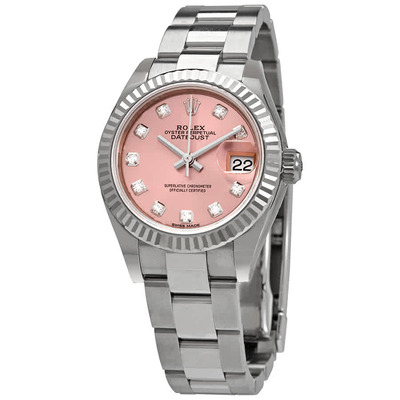 Rolex Lady Datejust 279174PDO - Automatic Pink Diamond Dial Ladies Oyster Watch (pink, arb7092)