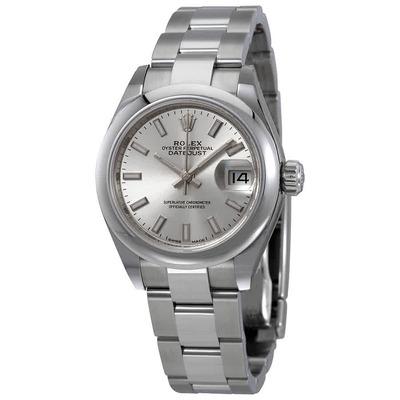 Rolex Lady Datejust Automatic Silver Dial Oyster Watch 279160sso (arb7626)