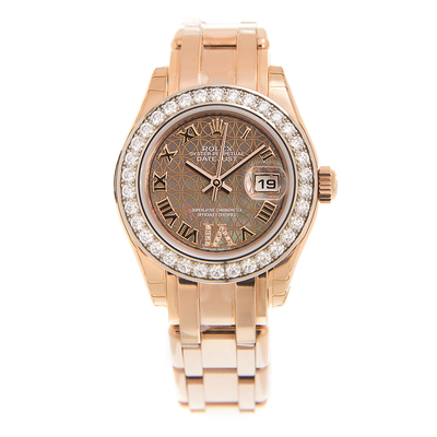 Rolex Pearlmaster Automatic Diamond Watch 80285MRDP 80285 MRDP (arb6771)