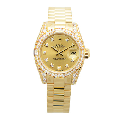 Rolex Lady-Datejust 179158CDP - Yellow Gold, Champagne Dial 179158 CDP (beige, arb5818)