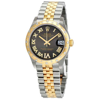 Rolex Datejust 31 'Dark Grey Dial Automatic Ladies Steel and Yellow Gold Jubilee Watch (278343DGYDRJ) (arb7305)